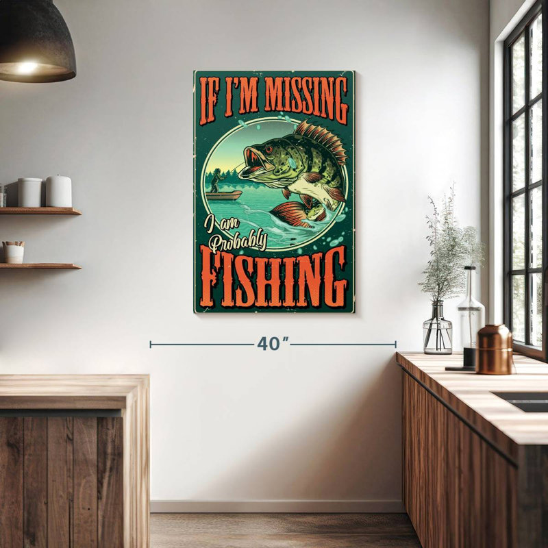 Senne Bass Fishing, H 39 po x l 26 po