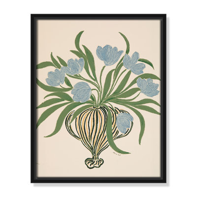 Colette "La Poire Blue Tulips" Print