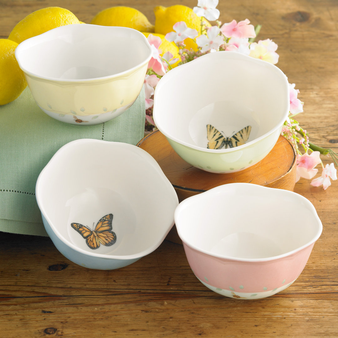Butterfly Meadow Colors Dessert Bowl Set (Set of 4) Lenox