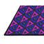 Tapis bleu/rose à motifs Monson-506598098