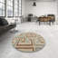 Tapis brun/bleu foncé contemporain-782485898