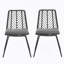 CHAISE, 2PCS avec 2 coussins, gris