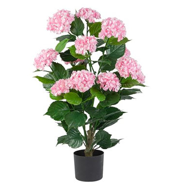 ARTIFICIAL 36 IN PINK HYDRANGEA