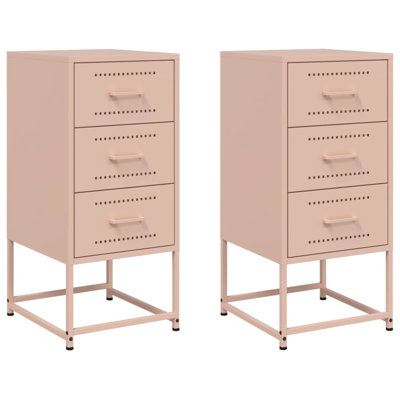 Raddatz 36cm W Steel Bedside Table