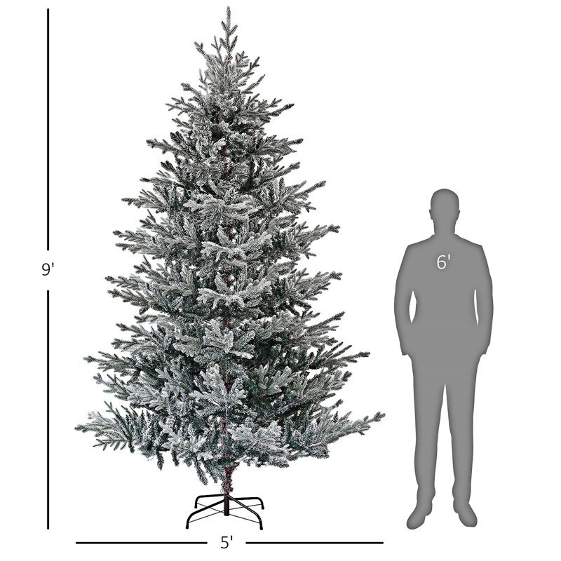 Arbre de Noël artificiel pin nordique, 8'10"