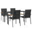 Bodnar 4 - Person Patio Dining Set with Rectangular Table-509877997