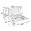 Lit plateforme grand tapissier Aurelius l 63,25 po x P 81 po x H 12 po