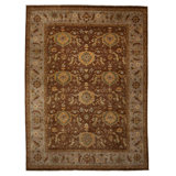 Algertha One-of-a-Kind 9' X 12' Wool Area Rug in Red