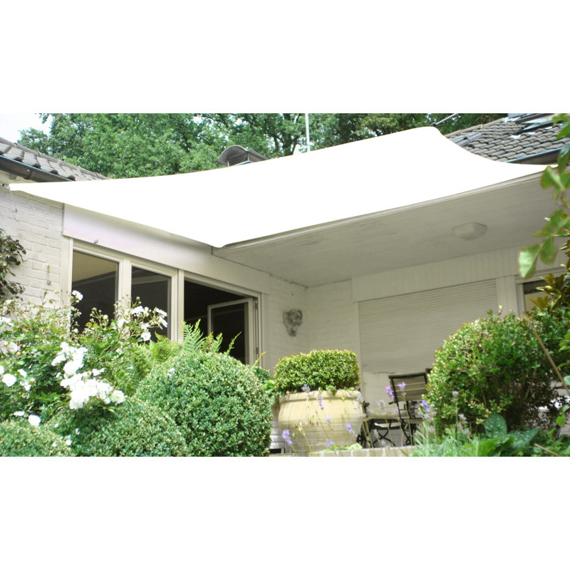 Mount Desert 3.6m x 3.6m Rectangular Shade Sail, Cream