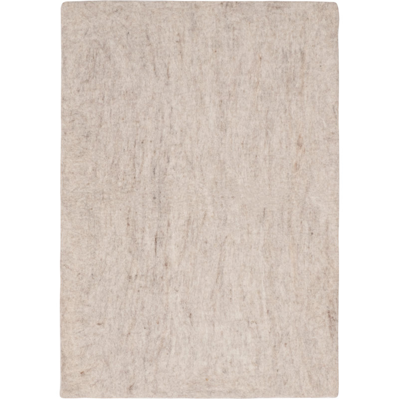 Solid Colour Wool Hand Woven Area Rug, Rectangular 70 x 100cm