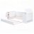 Twin Size Daybed With Storage Arms, Trundle And Charging Station, White-1409748148