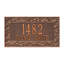 Plaque d'adresse murale sur 2 lignes Pinecone-755412317-755412306