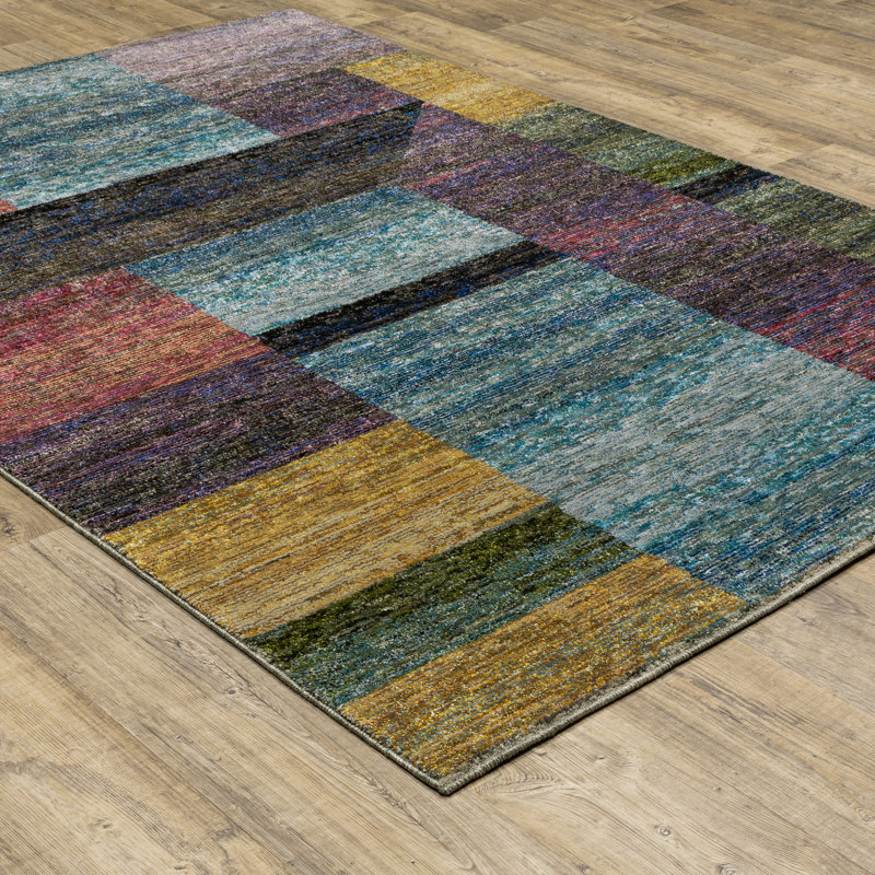 Matlock Performance Geometric Indoor Rug, Rectangle 3'3" x 5'2"