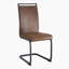 Chaises de salle à manger en tissu de style rétro en suède, pieds en métal robustes, dossier arqué ergonomique + structure en métal renforcé. Ensemble complet: ensemble de quatre pour les réunions de famille. Ensemble de 4.-321455289