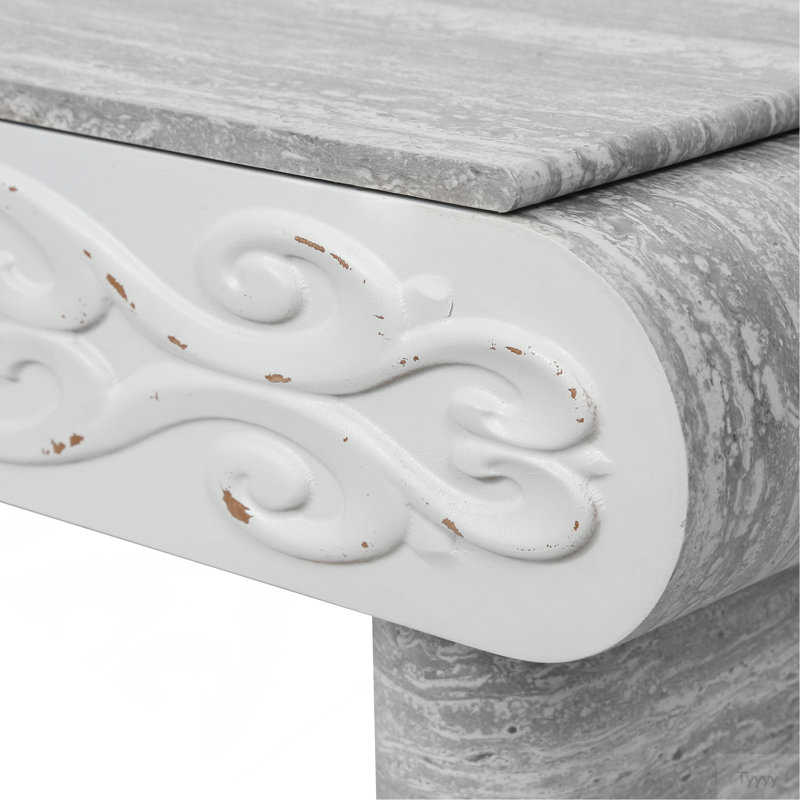 Table basse à plateau relevable, bureau moderne en bois avec rangement caché, Gris