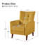 Fauteuil inclinable Amaurie Tacho avec dossier capitonné-1226636065