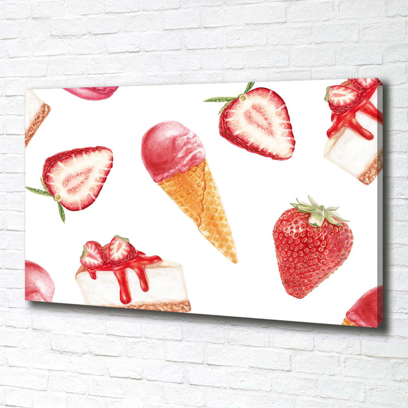 Dessert - No Frame Print on Canvas
