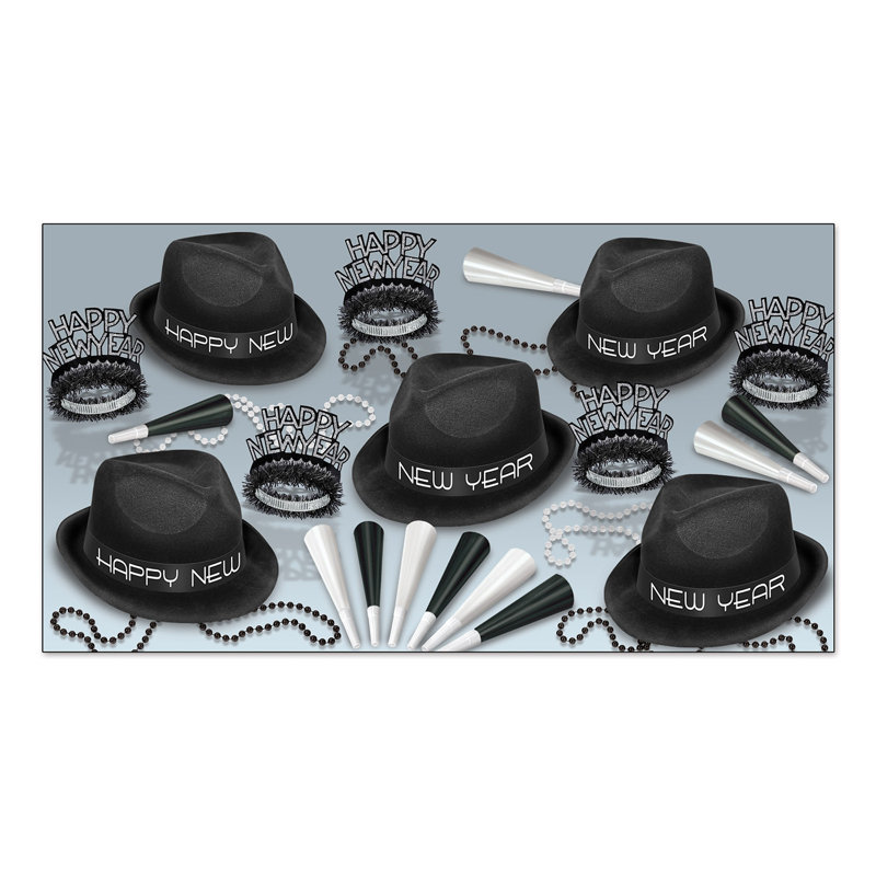 New Year's Party Hat, Black