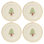 Holiday Tree Accent Plates, Set of 4