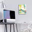 Art mural en verre «Deconstructed Landscape 4» par Jan Weiss