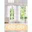 Tapis ivoire / beige en laine noué à la main de conception unique 3 pi 2 po x 4 pi 8 po New Age