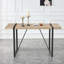 Table de salle à manger rectangulaire 1 pièce sans chaise