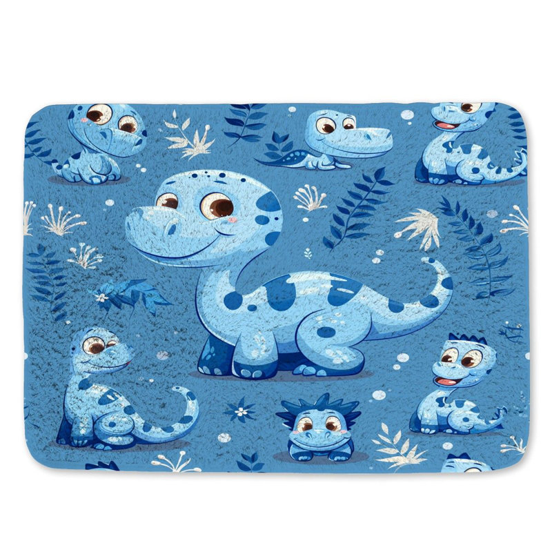 Tapis de bain en microfibre / microsuède Darlynn, L 17 po x L 24 po