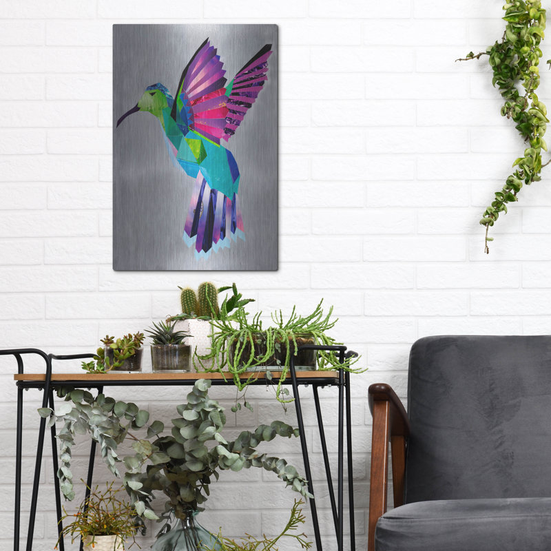 "Colibri" par Artpoptart, H 16 po x l 12 po