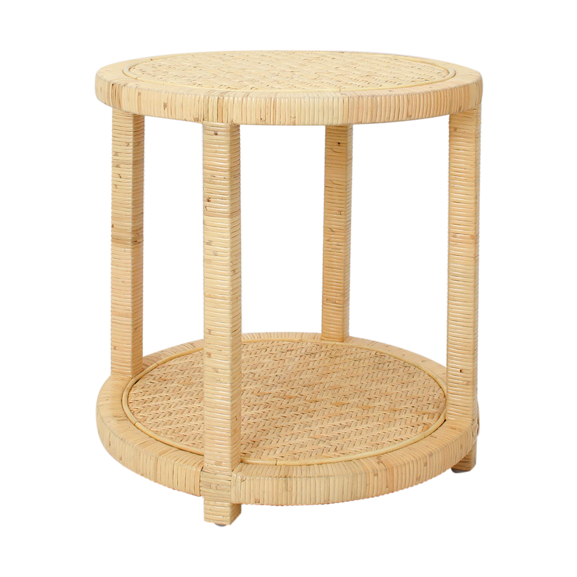 Sand & Stable™ Cheltenham Woven Rattan End Table | Wayfair