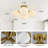 4-light Modern Sputnik Bubble Semi Flush Mount Ceiling Light Opal Glass Globe Shade For Kitchen Island Dining Room Hallway-1675235866