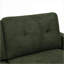 Canapé-causeuse pour le salon, pieds en bois capitonnés de style Mid-Century de 67,7 po | Polyester | Mid-Century moderne