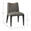 Chaise de salle à manger rembourrée en cuir véritable 21 po de large moderne sans assemblage (ensemble de 2)-1028778384-1039520453