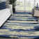 Husman Transitional Abstract Handwoven Wool Blend Area Rug