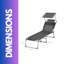 193cm Long Reclining Single Chaise