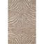 Tapis touffeté à la main à imprimé animal en polyester beige / brun-688328616