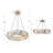 6 - Light Dimmable Wagon Wheel Chandelier-94079017