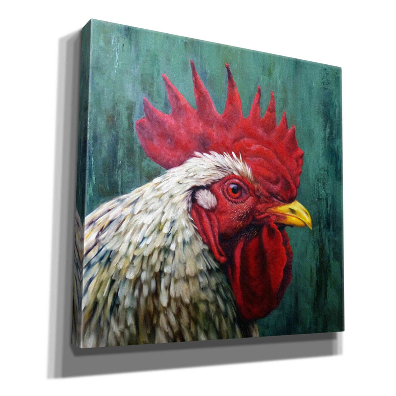 " Big Red " by Lucia Heffernan, 12" H x 12" W