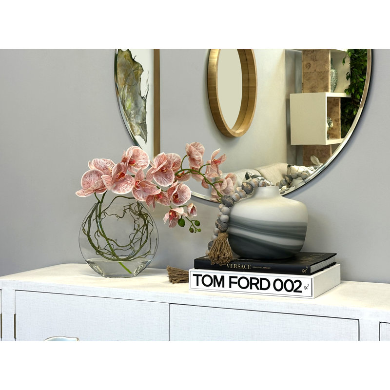 Orchid and Vine Arrangement in Vase
