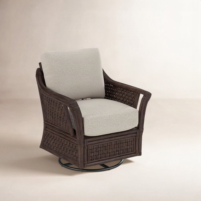 Fauteuil pivotant large de 32 po Boca, Java, Tissu beige performant - 0851-73