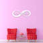 Art mural en métal personnalisé personnalisé Infinity Love-80455630-81186777