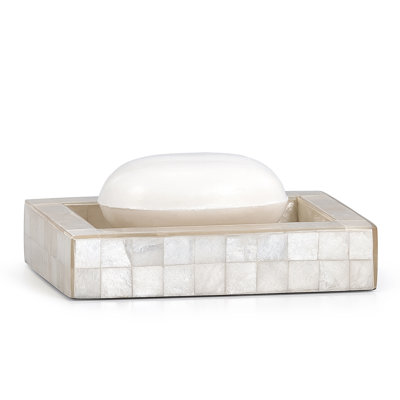 Porte-savon Capiz Blanc