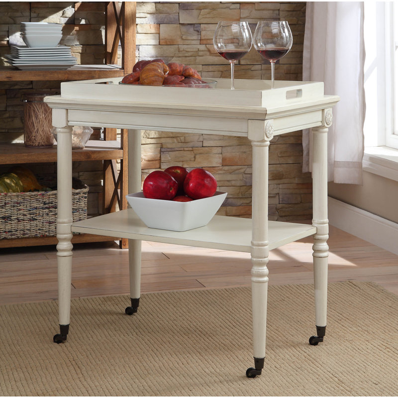 Deshazo Butler Table, White
