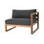 Venice Outdoor Teak One Arm Lounge Chair-1679295874