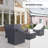 Alejah Rattan Outdoor Conversation Set Furniture Cover For Sofa Seating Group