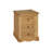 Deaver 3 Drawer Bedside Table, side table, end table, solid pine antique wax finish, Corona design.