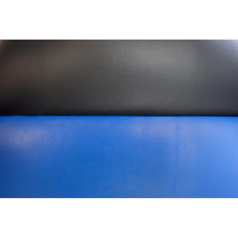 Chaise de bureau moderne et élégante, Noir / Bleu