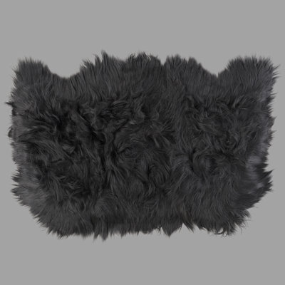 Kearney Solid Colour Sheepskin Area Rug