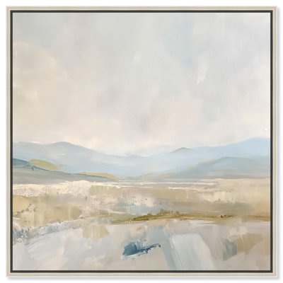 «Whispering Valleyys I», toile, paysage abstrait par Art Remedy