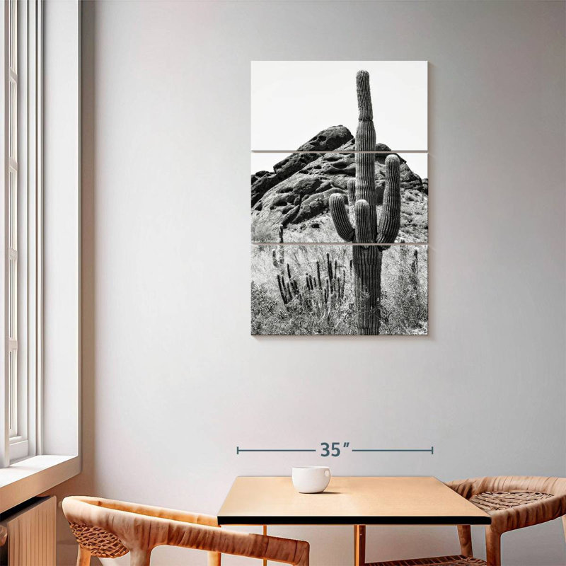 Harnek cactus noir de l'Arizona, H 57 po x l 36 po