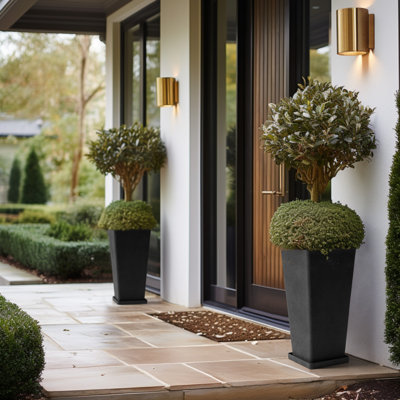 Amimma Self-Watering Rectangular Tall Planters